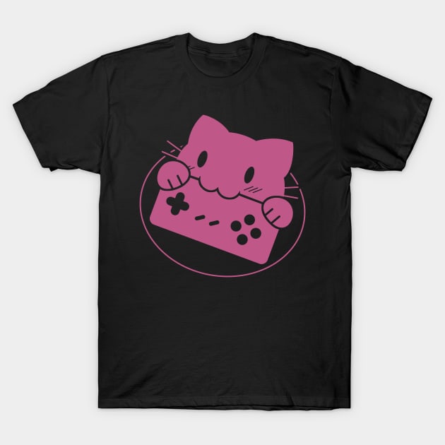 Gamer Kitty T-Shirt by MoxAndCo